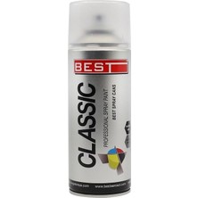 Leaf Shop Classic Beyaz Sprey Boya, 400 Ml, Nitroselüloz Bazlı, Metal ve Ahşap Yüzeyler Için