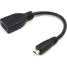 Leaf Shop Mikro HDMI Çevirici Dönüştürücü Adaptör Kablosu 15CM