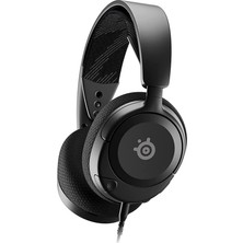 Leaf Shop Arctis Nova 1 – Multi-Platform Gaming Kulaklık – Hi-Fi Sürücü – 360° Surround Ses – Airweave Memory Foam Kulak Yastıkları – Gürültü Önleyici Mikrofon, Pc, Ps5, Switch, Xbox – Siyah