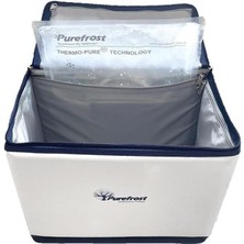 Leaf Shop PF15 Thermo-Pure® Teknolojisi ile Elektriksiz&buzsuz Hızlı Soğutma / 16 Saat Soğuk Muhafaza Katlanır Outdoor Kamp Piknik Termal Termos Buzluk Soğutucu Çanta + 6 Adet Thermo-Pure® Jel Paket