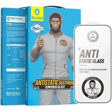 Leaf Shop 15 Pro Uyumlu Tam Kaplayan Hd Anti-Static Darbe Emici Temperli Cam Ekran Koruyucu