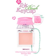 Peripera Ciltte Kremden Pudra Dokuya Dönüşen Allık Perıpera Tok Blush Keycap (04 Ready To)
