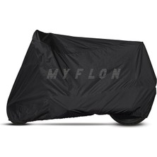 Misda Store Motosiklet Brandası Su Geçirmez Motor Branda - Sıyah (X Large Top Box)