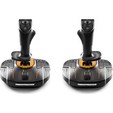 Misda Store T.16000M Space Sim Duo Stick - Pc Için Heart Halleffect Accurate Teknolojisine Sahip Çift Ambidextrous Joystick