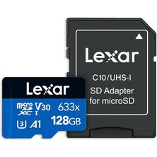 Misda Store 128GB 633X Microsdxc Uhs-I U3 100/45 Mb/sn Yüksek Performanslı Microsd Hafıza Kartı