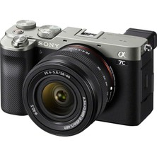 Misda Store I Sony Alpha 7c + 28-60MM F4-5.6 Lens Kit| Full-Frame Aynasız Fotoğraf Makinesi (Ekstra Küçük Boyut, 24.2mp Çözünürlük, 4K Video Kayıt)