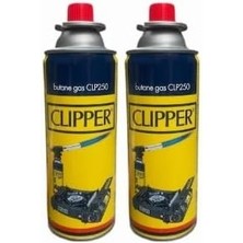 Misda Store Clipper Kamp Ocak Gazı Valfli Pürmüz Kartuşu 2'li 227 G