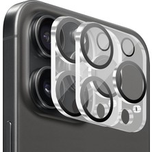 Misda Store Labs iPhone Camera Lens Koruyucu 2 Adet Kamera Lens Protector (Iphone 16 Pro Max/iphone 16 Pro)