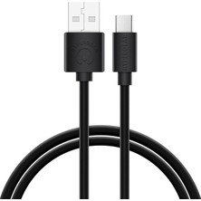 Misda Store Usb-A & Micro USB Şarj ve Data Kablosu, Siyah, 1.2 Metre