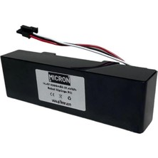 Misda Store Mi Mop Pro STYTJ02YM / V2 Pro/ V3 Uyumlu 14.4V 3200 Mah Robot Süpürge Pili Siyah Plastik Kutulu Pil Paketli