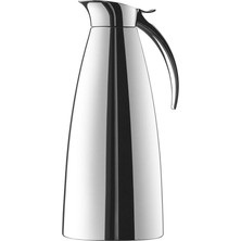 Misda Store Eleganza Termos 502664 | 1,3 L Kapasite | Easy Open Kilit | 12 Saat Sıcak, 24 Saat Soğuk | Paslanmaz Çelik, Gümüş