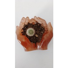 El Yapımı Epoksi Avuç Saksı