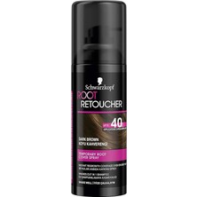 Misda Store Root Retoucher Beyazları Anında Kapatan Sprey Boya Koyu Kahverengi 120 ml