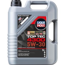 Misda Store Moly Top Tec 4300 5W-30 5 L Otomotiv Bakım Ürünü