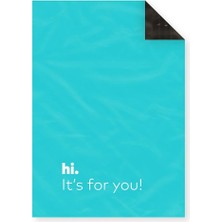 Misda Store Turkuaz Kargo Poşeti 30X37+5 cm - 100 Adet