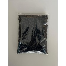 Misda Store Siyah Renk Ütü ile Yapışan Boncuk 2.000 Adet Midi