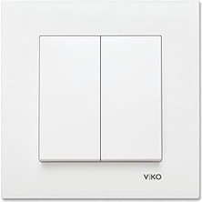 Misda Store Karre Beyaz Komütatör Çerçeve Dahil 90967002