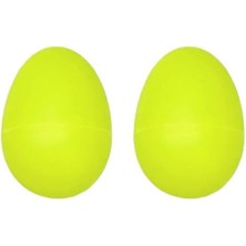 Misda Store ORF-MT8YL Örf Aletleri Plastik Sarı Yumurta Marakas Müzikal Titreme 2 Adet (Çift)