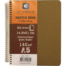 Misda Store Schoeller A5 140GR 50 Ypr Sketchbook Collectıon ALX-9659
