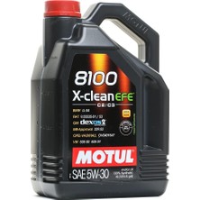 Misda Store 8100 X-Clean Efe C2/c3 5W30 Uyumlu 4 Lt (ÜRETİM:2023)