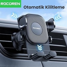 Misda Store Metal Kancalı Havalandırma Destekli Araç Içi Telefon Tutucu