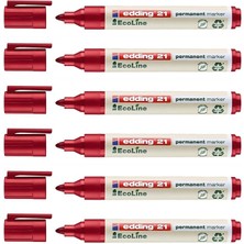 Misda Store Ecoline Red 1,5-3 Mm, 6'lı Set Kalıcı Markör 21