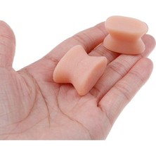Misda Store Ayak Parmak Arası Silikon Makara 1 Çift Parmak Ayırıcı Makara
