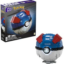 Misda Store Bloks Mega Pokémon Jumbo Pokeball, Mega Bloks, Çok Renkli