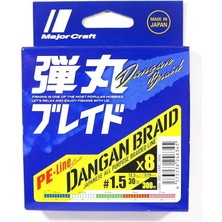 Misda Store Craft Mc Dangan Braid Ip Db8 Pe 1.5/0.19MM/30LB/12.3KG/300 Metre Multi