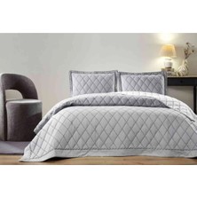 Özdilek Yatak Örtüsü.nakışlı Dıamond Gri 180X250