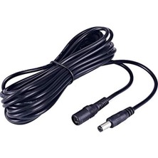 Misda Store 4382 Dc Adaptör Uzatma Kablosu 1 M 5.5mm x 2.1mm Dişi Erkek