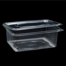 Misda Store Ticaret Plastik Saklama Kabı 2000 gr 10 Adet Plastik Kapaklı Kase Sızdırmaz Kap Şeffaf Kullan At Kase