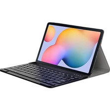 Misda Store Samsung Galaxy Tab S6 Lite SM-P610 P610 10.4 Inch Bluetooth Klavyeli Standlı Kılıf - Bkk4