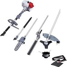 Misda Store Ibkh 33-1, Benzin Motorlu Çok Amaçlı Bahçe Seti (Tırpan+Testere+Çit Kesme +Kenar Kesme), 1.2 Hp.