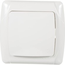 Misda Store Carmen Beyaz Kapakli Top Priz Çarpma Karşıtı A.opp