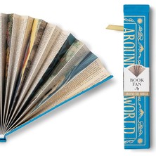 Misda Store Kitap Şeklinde Yelpaze Around The World