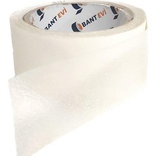 Misda Store Evi Merdiven Kaydırmaz Bant Kendinden Yapışkanlı Kaymaz 50MM Genişlik, 5mt Uzunluk, Şeffaf Kaydırmaz Bant, Havuz Banyo Mutfak Küvet Islak Zemin Kaydırmaz Bant (50MMX5MT Şeffaf)