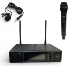 Rose RW-211EY Uhf El+Yaka Telsiz Mikrofonu 2X100 Kanal