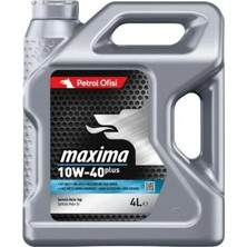 Misda Store Ofisi Maxıma 10W-40 Plus Benzin& Dizel Motor Yağı 4 Litre 2023 Üretim
