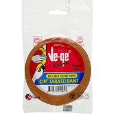 Misda Store Çift Taraflı Bant - Askılı, 12 mm x 25M