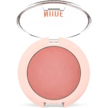 Misda Store Rose Nude Look Face Baked Blusher-Peachy Nude 1 Paket