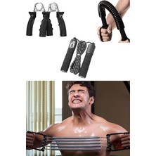 Misda Store Parça Spor Seti Omuz Sırt Göğüs Kol Bilek Kası Geliştirme Seti Kas Geliştirme Fitness Seti