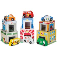 Misda Store & Doug 13576 Diz Oyna Kule - Binalar ve Araçlar