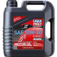 Misda Store Moly Motosiklet Yağı 4t Synth 10W-50 4 Lt