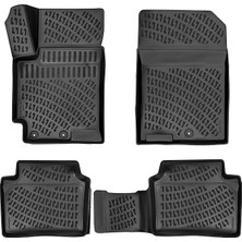 Misda Store Hyundai Accent 2018-2023 Uyumlu 3D Havuzlu Paspas