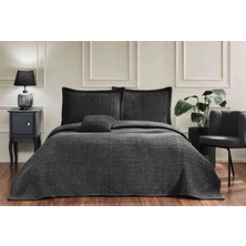 Özdilek Yatak Örtüsü Pold Antrasit Çift Kişilik