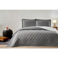 Özdilek Yatak Örtüsü.nakışlı Dıamond Antrasit 180X250