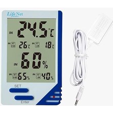 Leaf Shop Net Medikal Dijital Termometre Isı ve Nem Ölçer Al-6