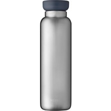 Leaf Shop - Elipse Termos Şişe, Çift Duvarlı Termos Su Şişesi, Yolculuk Için Termos Şişe, 12 Saat Sıcak ve 24 Saat Soğuk - Paslanmaz Çelik - 900 ml - Doğal Fırçalanmış