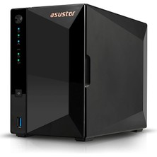 Leaf Shop Drivestor 2 Pro Gen2 AS3302T V2, 2 Bay Nas Kasa Ağ Belleği, 1.7ghz Quad-Core, 2.5gbe Port, 2gb Ram Ddr4, Bulut Bellek Için Ağ Bağlantılı Depolama (Disklesiz)